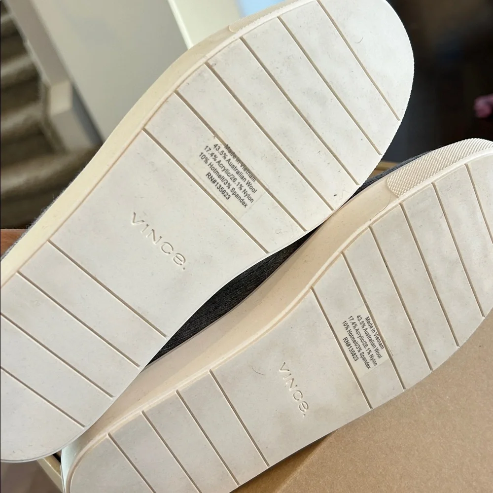 Vince Blair Knit Slide Ons Grey - Picture 7 of 8